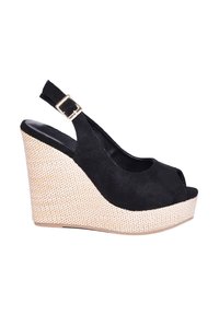 Ciabalù ZEPPE - Sandali con tacco - nero