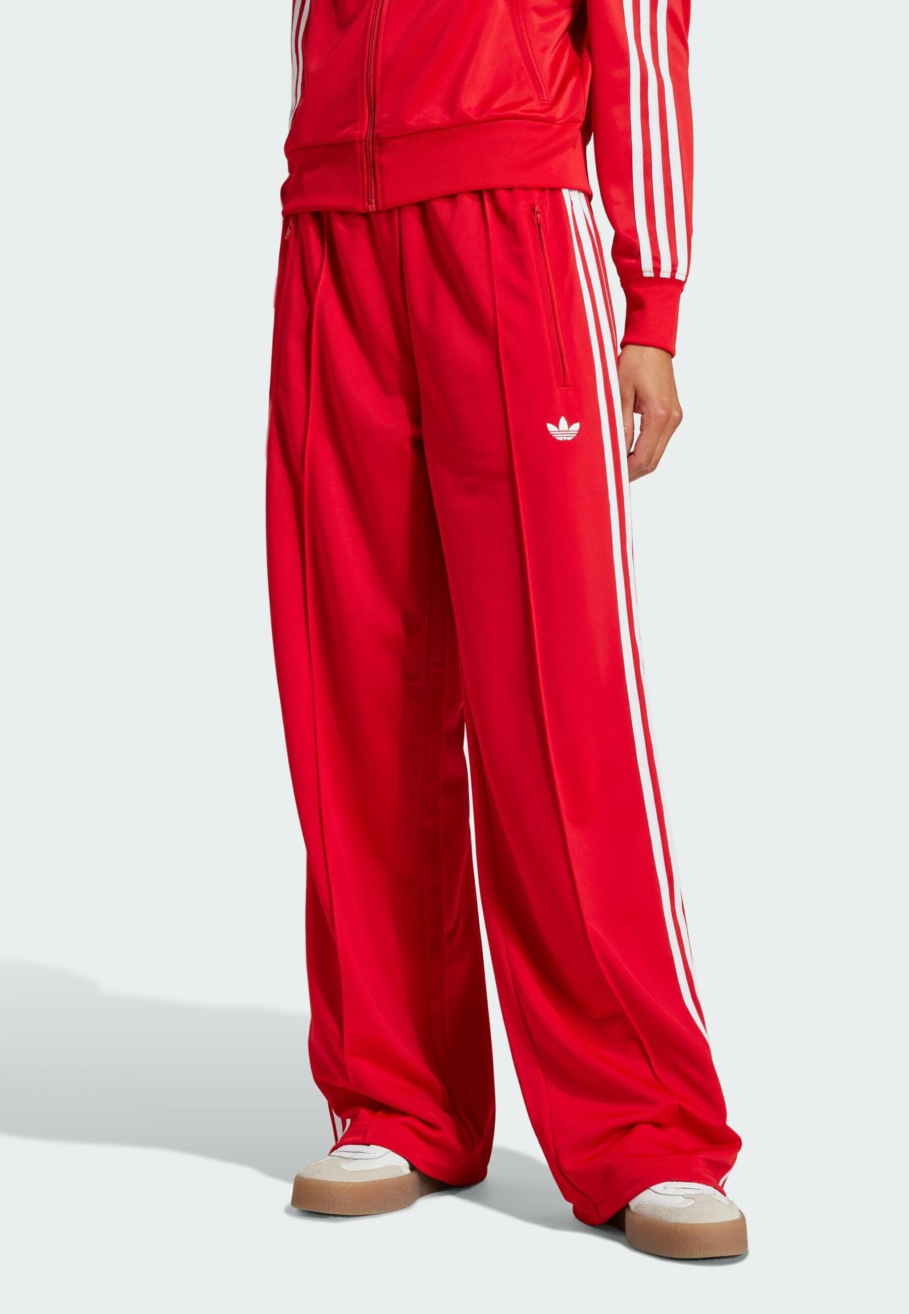 ★GLOWNY★BOLD TRACKSUIT PANTS (RED)★正規品/韓国直送料込 BOLD TRACKSUIT PANTS (RED) - GLOWNY