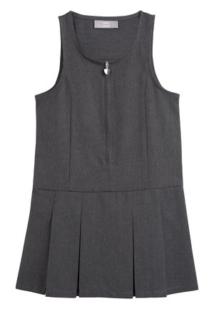 ZIP FRONT PINAFORE - Denné šaty - gray