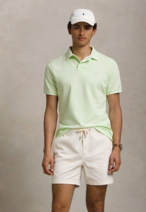 CUSTOM SLIM MINERAL-DYED POLO SHIRT - Polo shirt - leaf3