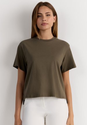 Intimissimi, NATURAL FRESH - Basic T-shirt - khaki