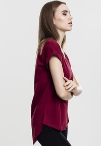 Urban Classics SLUB TEE - Pamata T-krekls - burgundy
