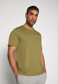 Champion ICONS CREWNECK WITH SMALL LOGO - T-shirts print - olive