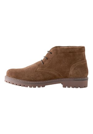 Next REGULAR FIT - RUGGED - Schnürstiefelette - tan brown