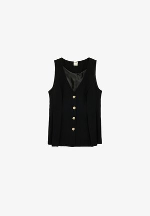 Koton, V NECK VEST . - Bodywarmer - black