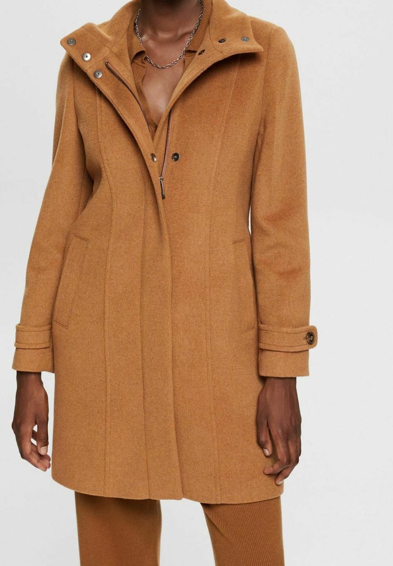 Esprit Collection Manteau court - cognac