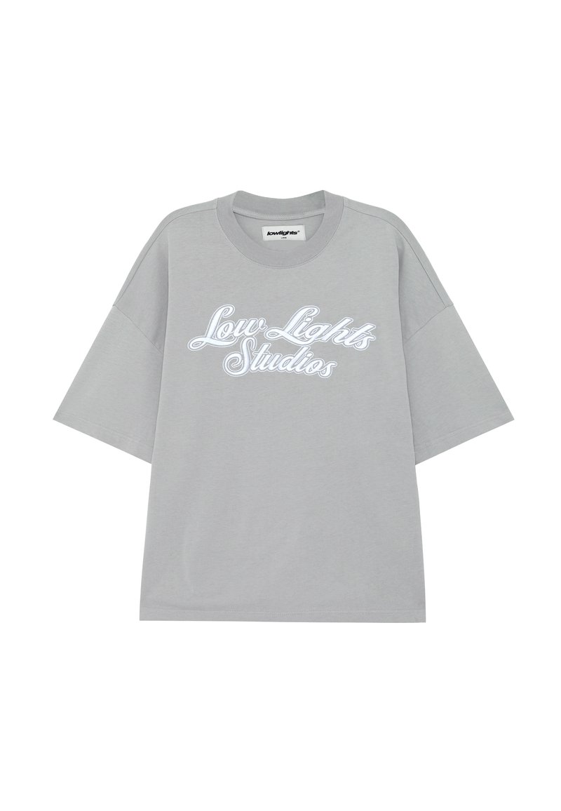 LOW LIGHTS STUDIOS® T-shirt print lichtgrijs