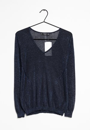 Mango Strickpullover - blue