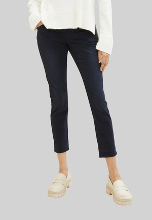 TOM TAILOR, TOM TAILOR TAPERED RELAXED - Trousers - sky captain blue