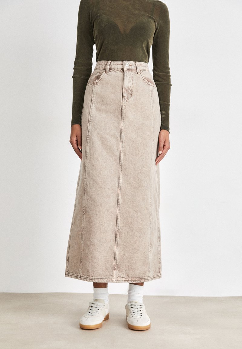 Unwashed Denim Skirt