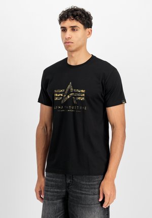 BL EFFECT PRINT - T-Shirt print - black