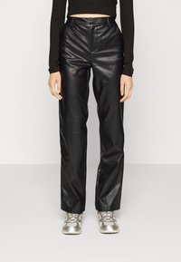 Vero Moda - VMZAMIRAOLYMPIA STRAIGHT PANT - Nadrágok - black Miniatűr kép 1