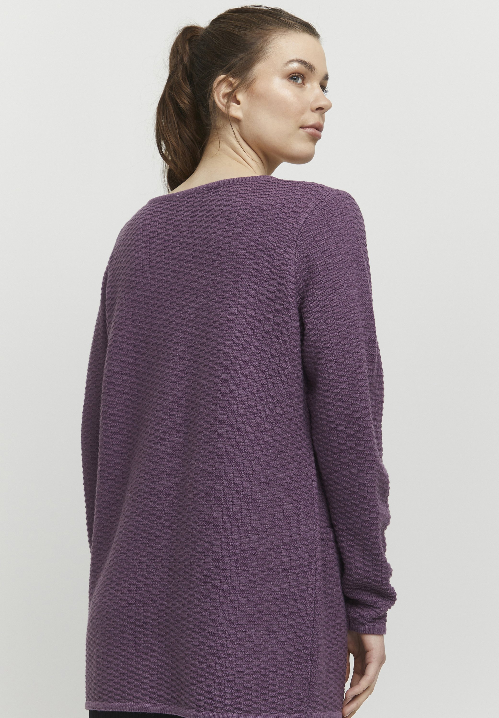 売れ筋商品|||ビーヤング ニット&セーター レディース アウター BYMANJA - Cardigan - grape jam b.young by Zalando BYMANJA - Cardigan - grape jam/purple