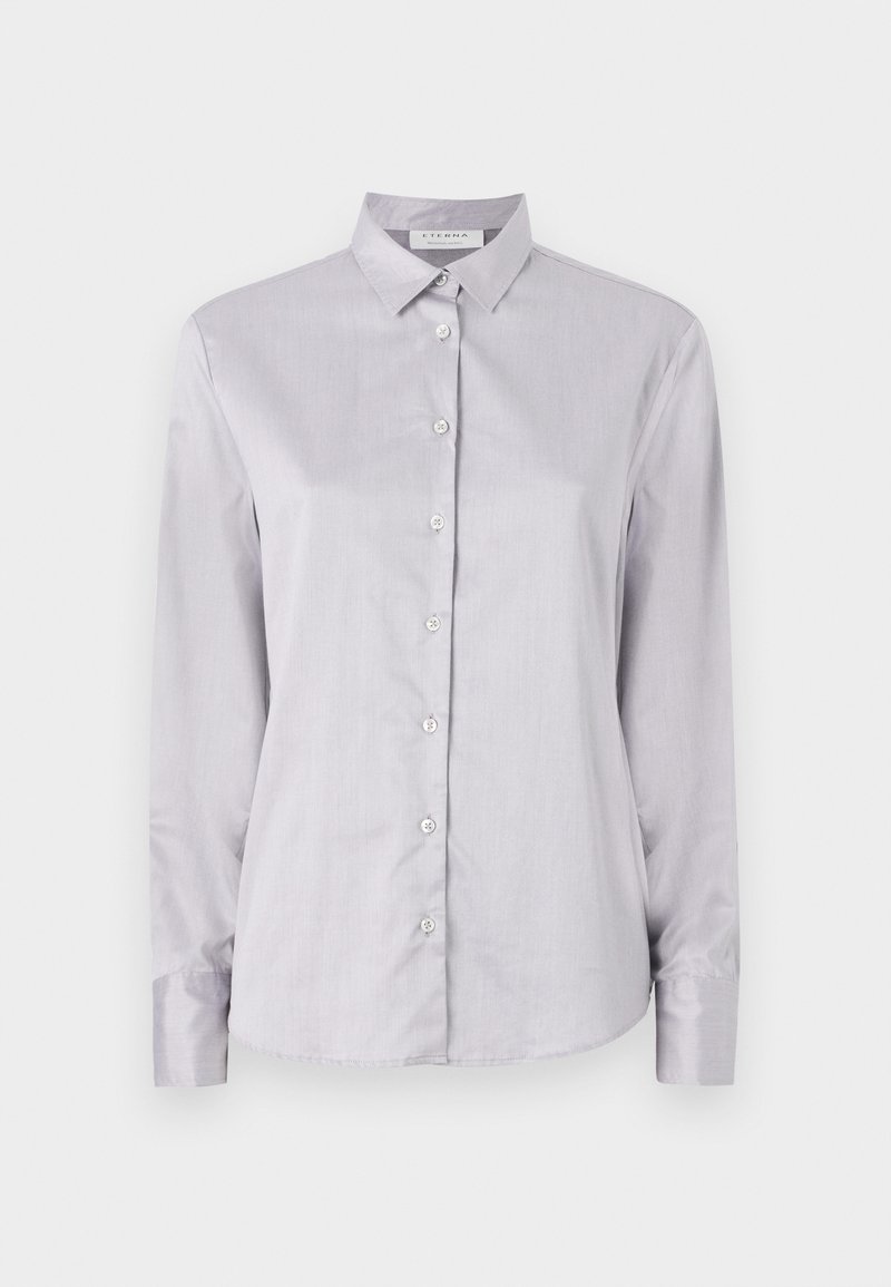 Eterna Overhemdblouse grijs Eterna Overhemdblouse grijs