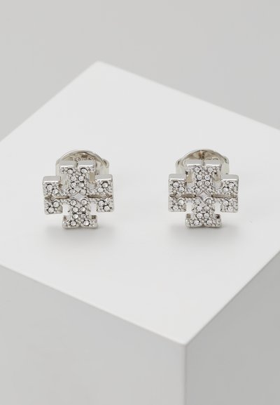 Tory Burch KIRA PAVE STUD EARRING - Auskarai -  silver-coloured