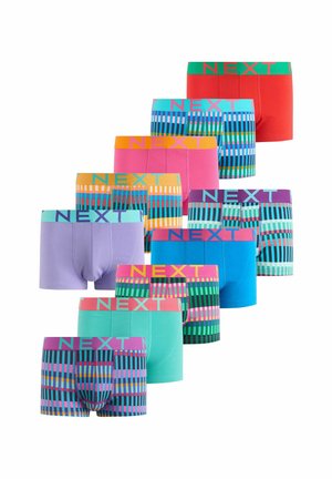 HIPSTER BOXERS 10 PACK - Kitsad bokserid - bright purple/blue geo