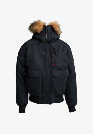 Zavetti Canada, W GABELLIA HOODED BOMBER JACKET - Vinterjakker - jet black