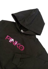 Pinko LOGO - Felpa con cappuccio - nero