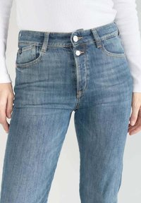 Le Temps Des Cerises MOM TAILLE HAUTE LONGUEUR 34 - Jean droit - bleu