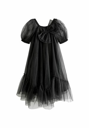 BOW DETAIL SPARKLE- REGULAR FIT - Rochie cocktail/Rochie petrecere - black