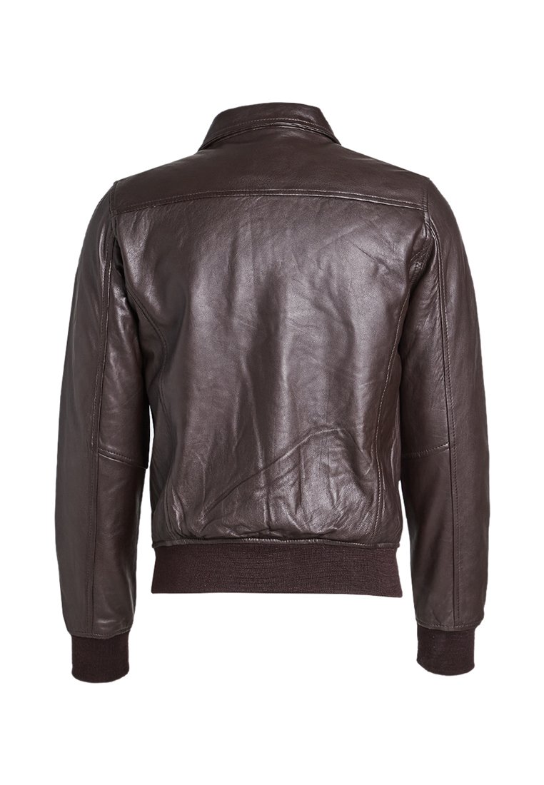 Schott Leather jacket brown Zalando