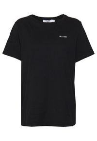 NA-KD Triko s potiskem - black