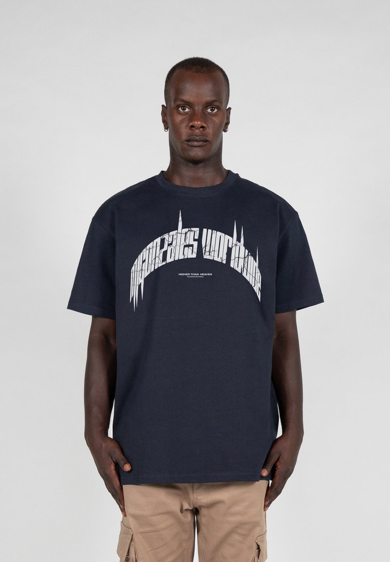 MJ Gonzales - T-Shirt print - navy, Vergrößern