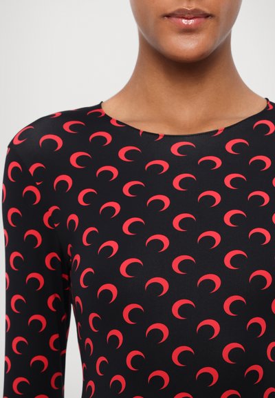 MARINE SERRE MOON CATSUIT - Salopetă - black/red