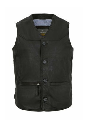 LEO - Weste - schwarz