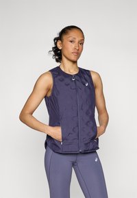 ASICS NAGINO RUN PADDED GILET - Weste - indigo fog