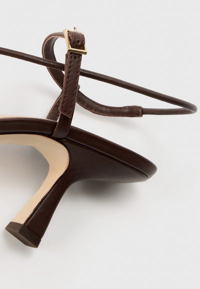 Loeffler Randall TRIANA STRAPPY MID - Sandali - espresso