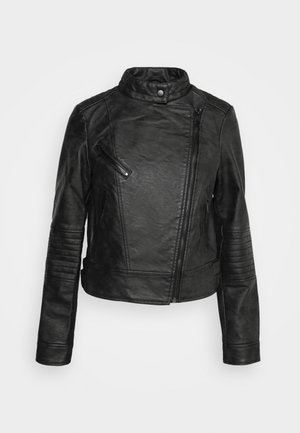 Keinonahkatakki - black