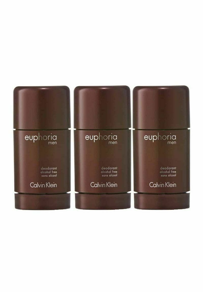 CK Calvin Klein 3-PACK CALVIN KLEIN EUPHORIA FOR MEN DEOSTICK 75ML - Kroppsspray - brown