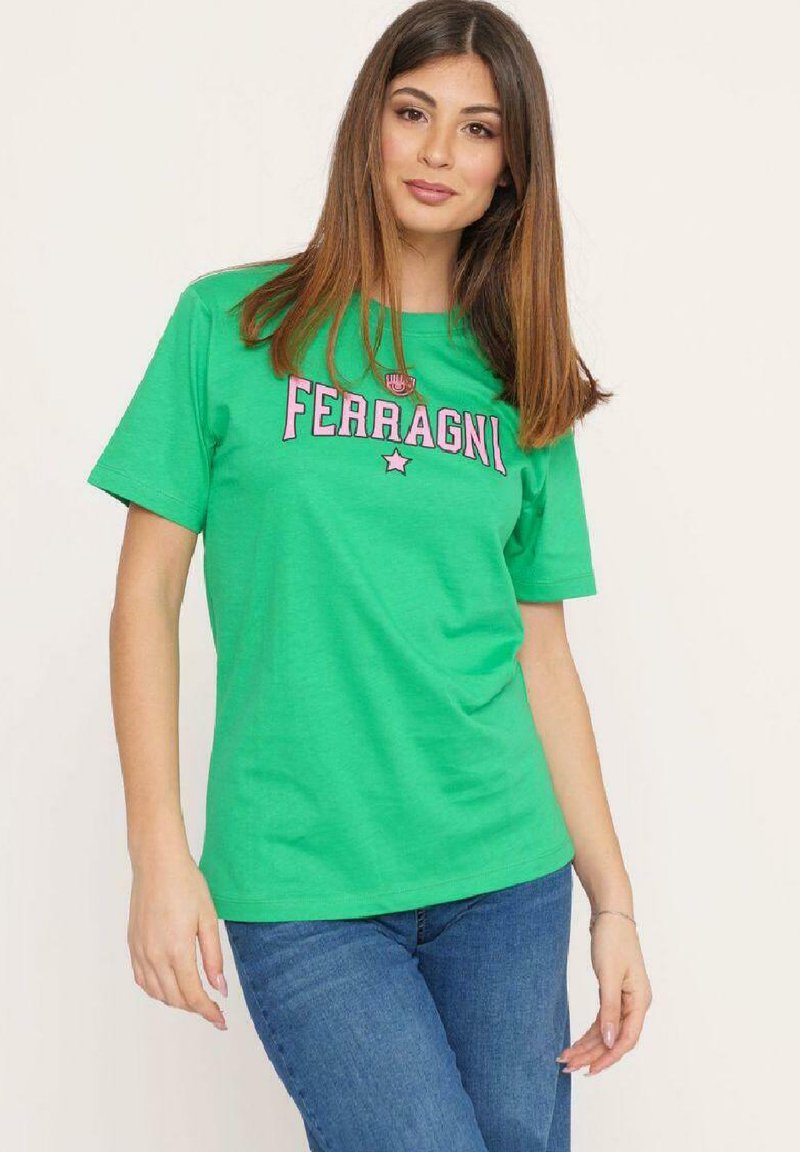 CHIARA FERRAGNI T-shirt print groen