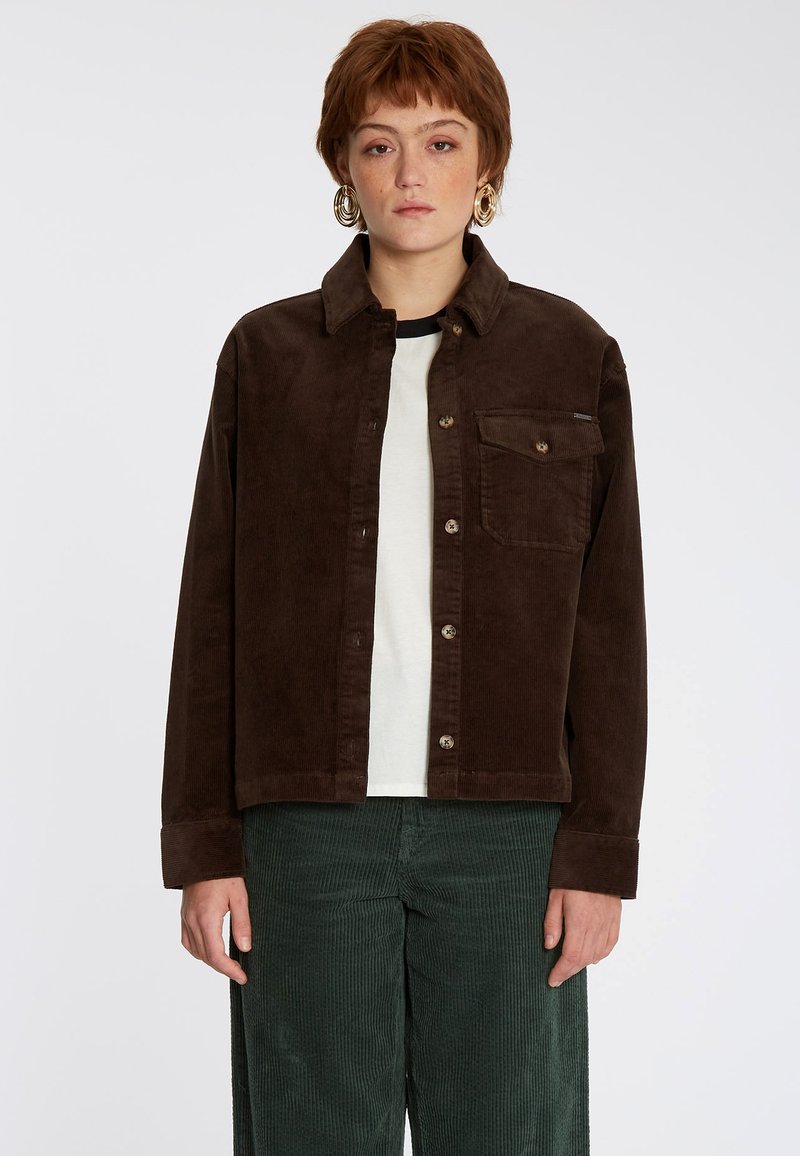 Volcom Overhemdblouse donkerbruin
