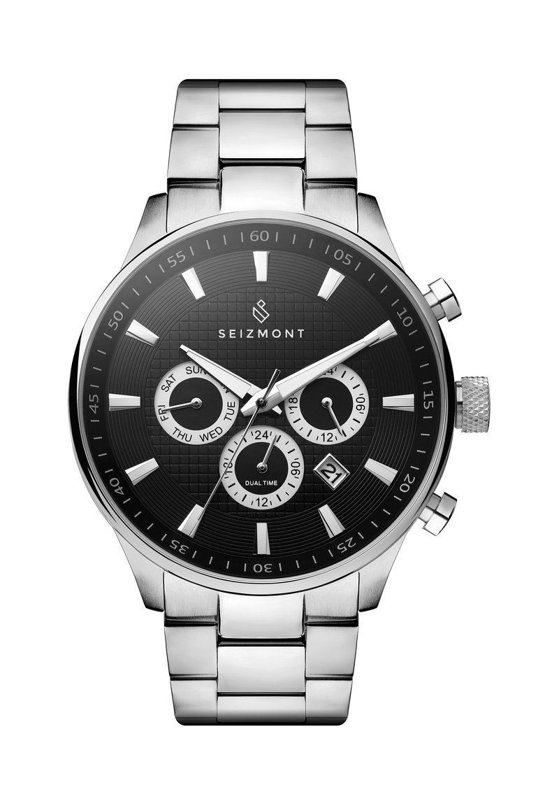 SEIZMONT LIAM - Kronografklokke - steel silver