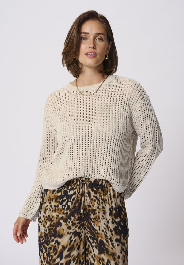 KASOLAR - Strickpullover - feather gray