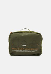 The North Face BASE CAMP VOYAGER DUFFEL 62L UNISEX - Treningsbag - forest olive/desert rust/white dune