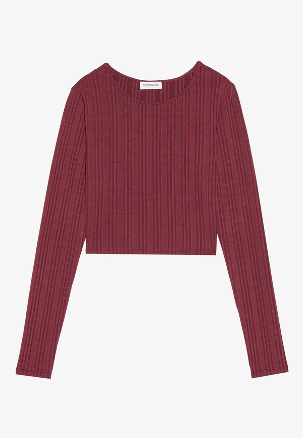 Long sleeved top - windsor wine3