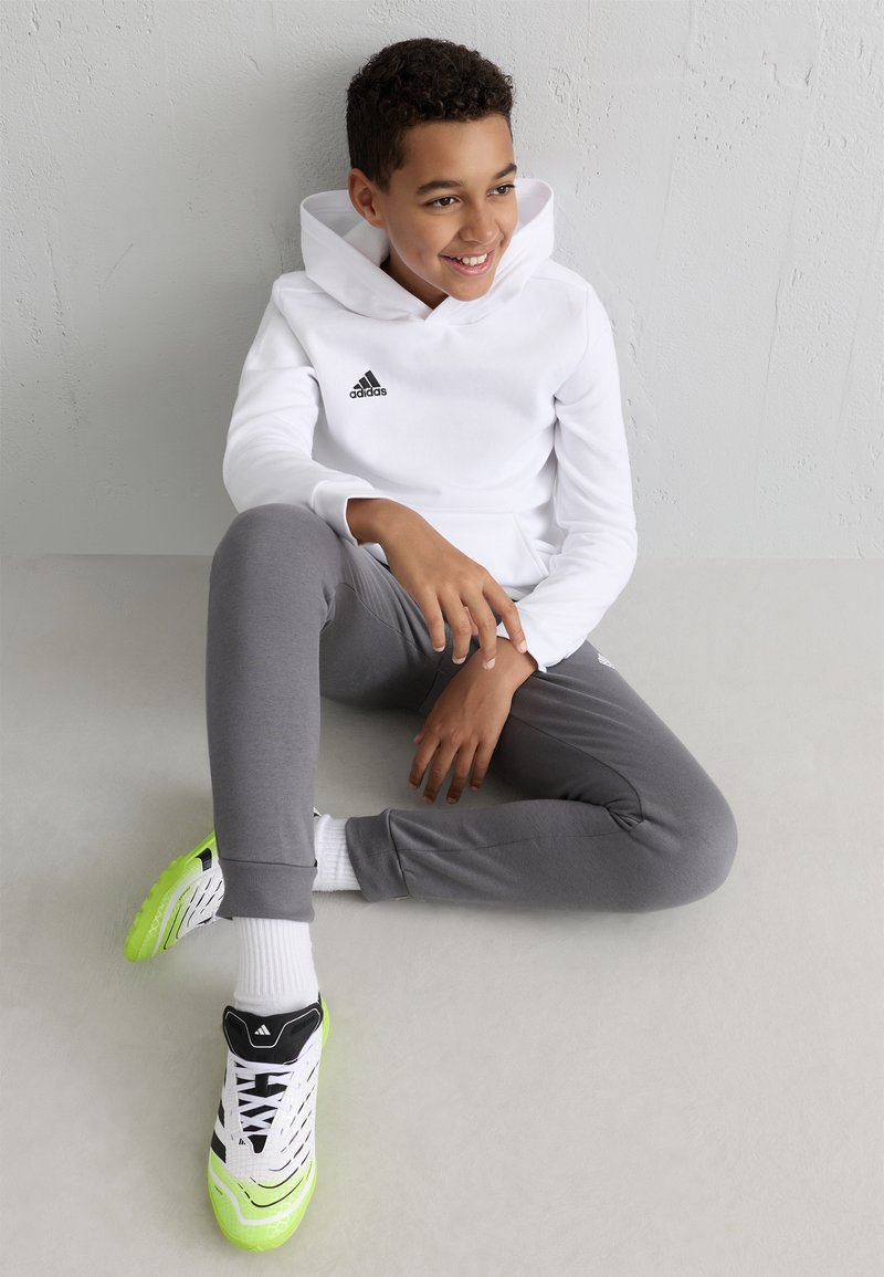 Felpa Con Cappuccio Uomo Donna Raff & Taff – Cotone Morbido Interno Pile, Tasca Canguro, Bianco Taglia L