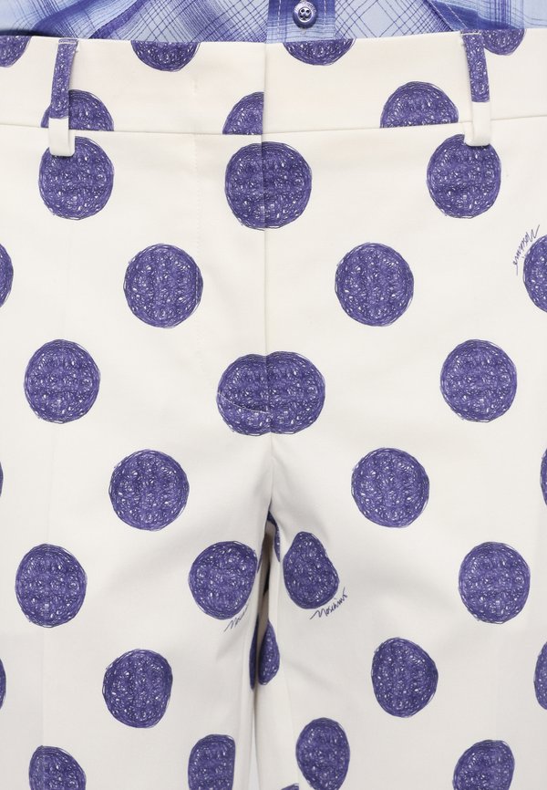 TAILORING - Trousers - fantasia bianco2