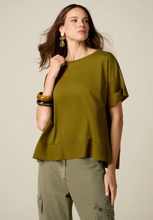 Oltre, T-SHIRT OVER - T-paita - verde militare