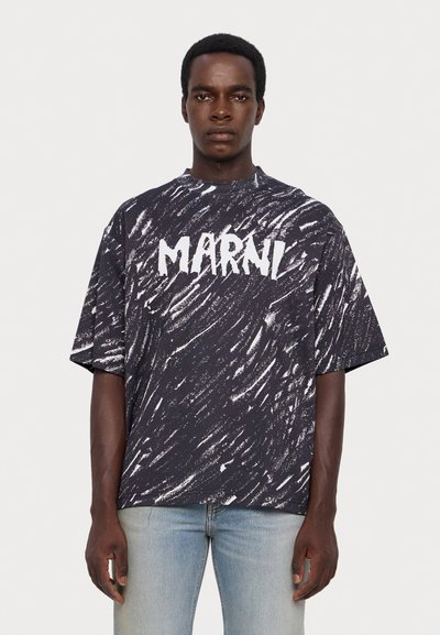 Marni Triko s potiskem - black