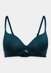 WOMEN SOFT PADDED BRA - Grudnjaci za nošenje ispod majice kratkih rukava - dark green moss