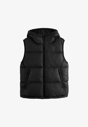 HOODED PADDED - Liemenė - black