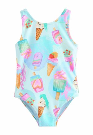 Badeanzug - pink/blue ice cream