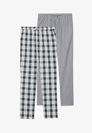 2 PACK - Pantaloni de pijama - black/white