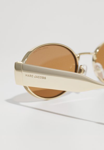 MARC JACOBS UNISEX - Ochelari de soare - gold-coloured/brown