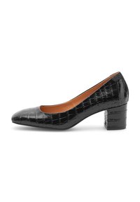 Woden MARIE CROCO - Klasické lodičky na opätku - black
