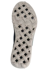 Shoe sole with beige and black geometric tread pattern, featuring the "ECCO" brand name and size number 40.